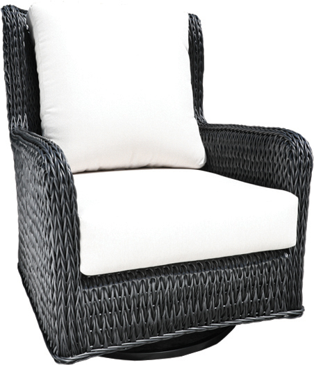 Hudson Wing Swivel Deep Seat 9481 Patio Furniture Wicker